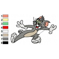 Tom and Jerry Embroidery Design 20